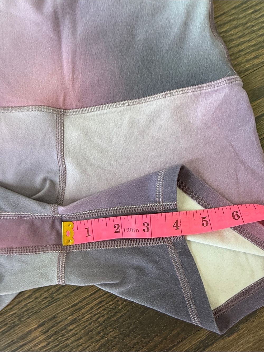 Lululemon Align High-Rise Short & Flow Y Bra Set Aurora Haze Purple Multi EUC - Picture 12 of 14